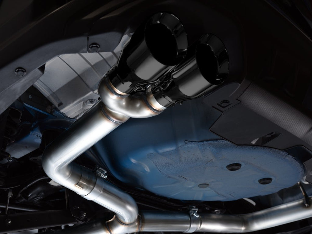 AWE Track Edition Catback Exhaust w/ Diamond Black Tips 2022-2025 WRX