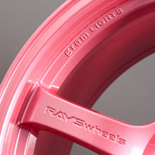 Load image into Gallery viewer, Gram Lights 57DR 18x8.5 +37 5x114.3 Sakura Pink Wheel (w/ Center Cap &amp; No. 21 BK Air Valve)