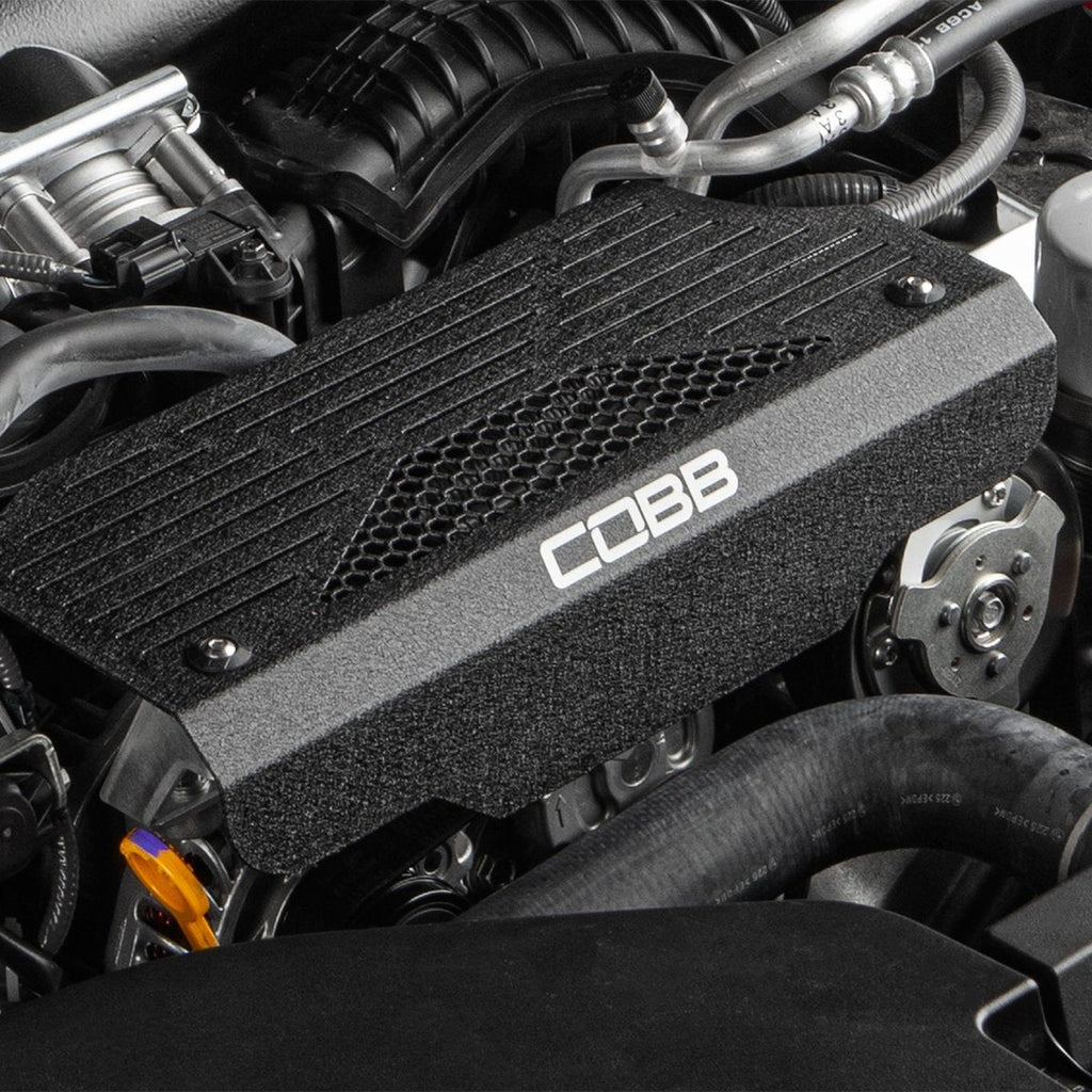 Cobb Aluminum Alternator Cover Black 2022-2025 WRX