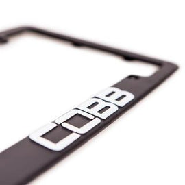 COBB Black License Plate Frame