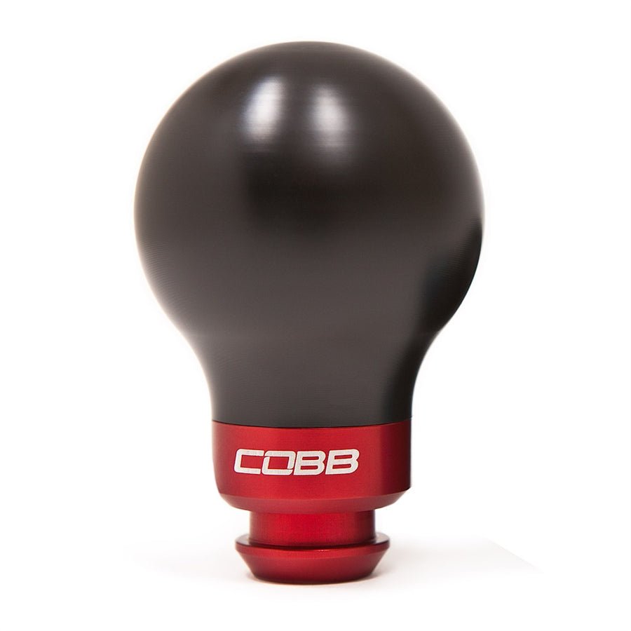 COBB Delrin Shift Knob Black w/ Red 5 Speed Subaru Models
