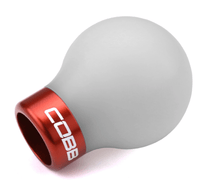 Load image into Gallery viewer, COBB Delrin Shift Knob White w/ Red 6 Speed Subaru Models