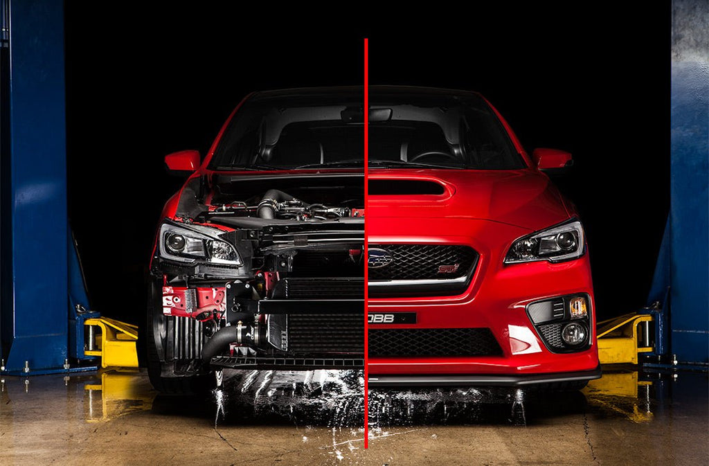 COBB Front Mount Intercooler Kit Black 2015-2021 STI