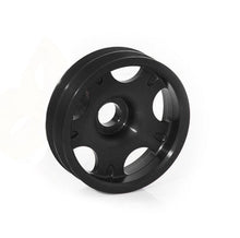 Load image into Gallery viewer, COBB Lightweight Crank Pulley Black 2002-2014 WRX / 2004-2021 STI / 2005-2009 Legacy GT / 2005-2009 Outback XT / 2004-2013 Forester XT