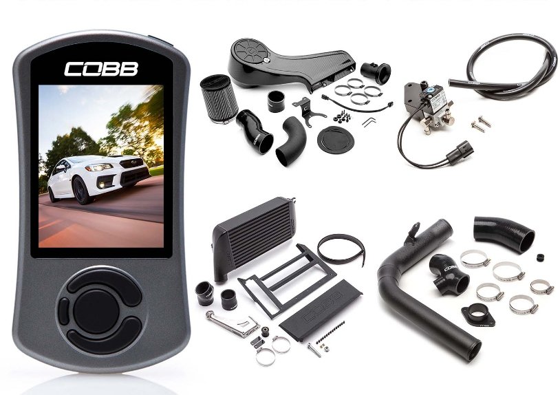 COBB NexGen Stage 2 Carbon Fiber Redline Power Package w/ Black Intercooler 2015-2021 WRX
