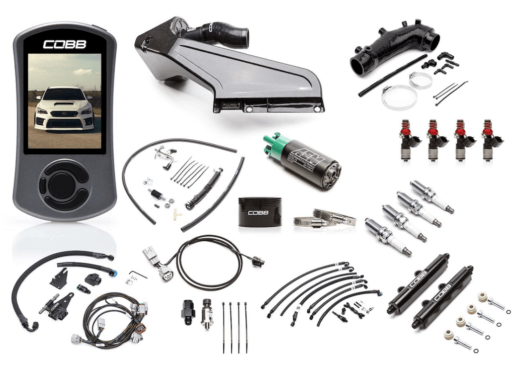 COBB NexGen Stage 2 + Flex Fuel Power Package w/ Redline Carbon Fiber Intake 2015-2021 STI