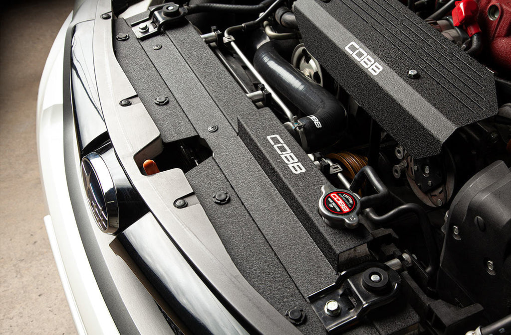 COBB Radiator Cover Black 2008-2014 WRX / 2008-2014 STI