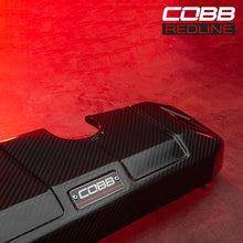 Load image into Gallery viewer, COBB Redline Carbon Fiber Coolant Cover 2017-2024 Ford F-150 2.7L / 3.5L / Raptor / 2019-2020 Ford F-150 Limited / 2021-2023 Ford F-150 5.0 / 2021-2024 Ford F-150 Tremor