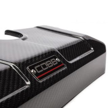 Load image into Gallery viewer, COBB Redline Carbon Fiber Coolant Cover 2017-2024 Ford F-150 2.7L / 3.5L / Raptor / 2019-2020 Ford F-150 Limited / 2021-2023 Ford F-150 5.0 / 2021-2024 Ford F-150 Tremor
