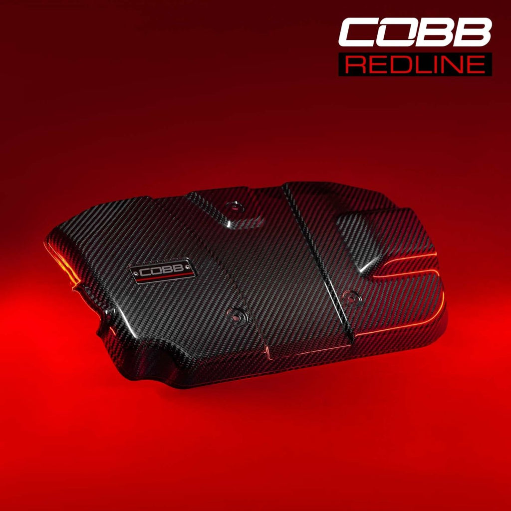 COBB Redline Gloss Carbon Fiber Engine Cover 2022-2025 WRX