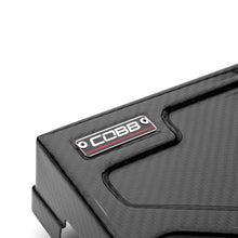Load image into Gallery viewer, COBB Redline Carbon Fiber Fuse Box Cover Overlay 2008-2021 WRX / 2008-2021 STI