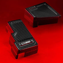 Load image into Gallery viewer, COBB Redline Gloss Carbon Fiber Fuse Box Cover Kit 2022-2025 WRX
