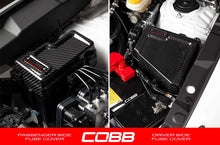 Load image into Gallery viewer, COBB Redline Gloss Carbon Fiber Fuse Box Cover Kit 2022-2025 WRX