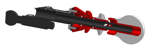 COBB Reverse Lockout Red w/ Black Handle 2004-2021 STI