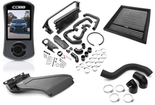 Load image into Gallery viewer, COBB Stage 2 Power Package w/ Black Front Mount Intercooler and Matte Carbon Fiber Power Scoop 2022-2025 WRX MT / 2022-2025 WRX CVT