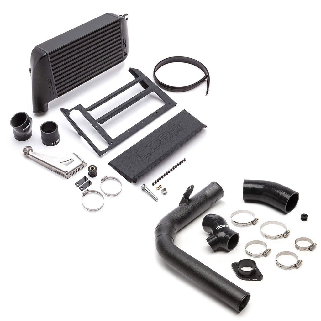 COBB Top Mount Intercooler Black w/ Charge Pipe Kit 2015-2021 WRX