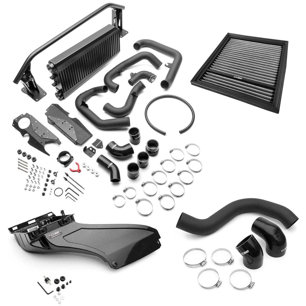 COBB Tuning Front Mount Intercooler + Redline Intake Package 2022 - 2024 WRX - SUB006FMICRED - BK - Subimods.com