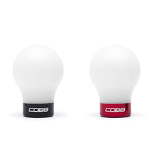 Load image into Gallery viewer, COBB Weighted Round Delrin Shift Knob White w/ Interchangeable Base 6 Speed Subaru Models