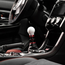 Load image into Gallery viewer, COBB Weighted Round Delrin Shift Knob White w/ Interchangeable Base 6 Speed Subaru Models