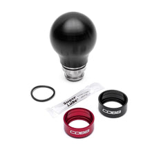 Load image into Gallery viewer, COBB Weighted Round Shift Knob Black w/ Interchangeable Base 5 Speed Subaru Models