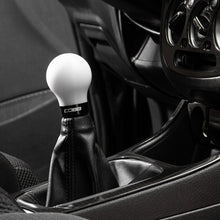Load image into Gallery viewer, COBB Weighted Round Shift Knob White w/ Interchangeable Base 5 Speed Subaru Models