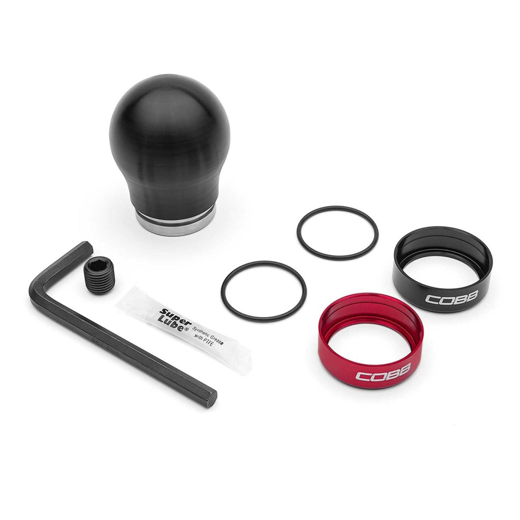 COBB Weighted Short Shift Knob Black w/ Interchangeable Base 2013-2025 BRZ / 2013-2016 FRS / 2017-2021 GT86 / 2022-2025 GR86
