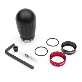 COBB Weighted Tall Shift Knob Black w/ Interchangeable Base 2013-2025 BRZ / 2013-2016 FRS / 2017-2021 GT86 / 2022-2025 GR86