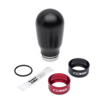 Load image into Gallery viewer, COBB Weighted Tall Shift Knob Black w/ Interchangeable Base 6 Speed Subaru Models