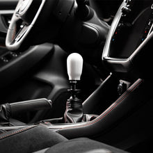 Load image into Gallery viewer, COBB Weighted Tall Shift Knob White w/ Interchangeable Base 6 Speed Subaru Models