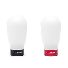 Load image into Gallery viewer, COBB Weighted Tall Shift Knob White w/ Interchangeable Base 6 Speed Subaru Models
