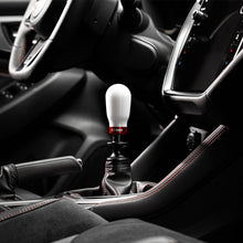 Load image into Gallery viewer, COBB Weighted Tall Shift Knob White w/ Interchangeable Base 6 Speed Subaru Models