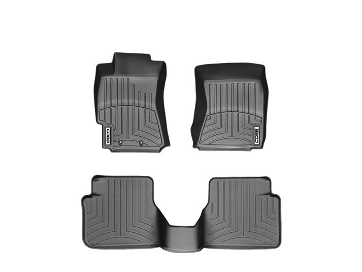 COBB x Weathertech DigitalFit Front & Rear Floorliner Set Black 2009-2013 Forester