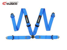 Load image into Gallery viewer, Cusco 4 Point Harness 3 Inch Blue
