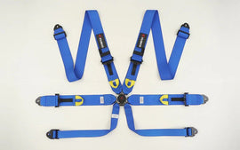 Cusco 6 Point Harness 3 Inch Blue