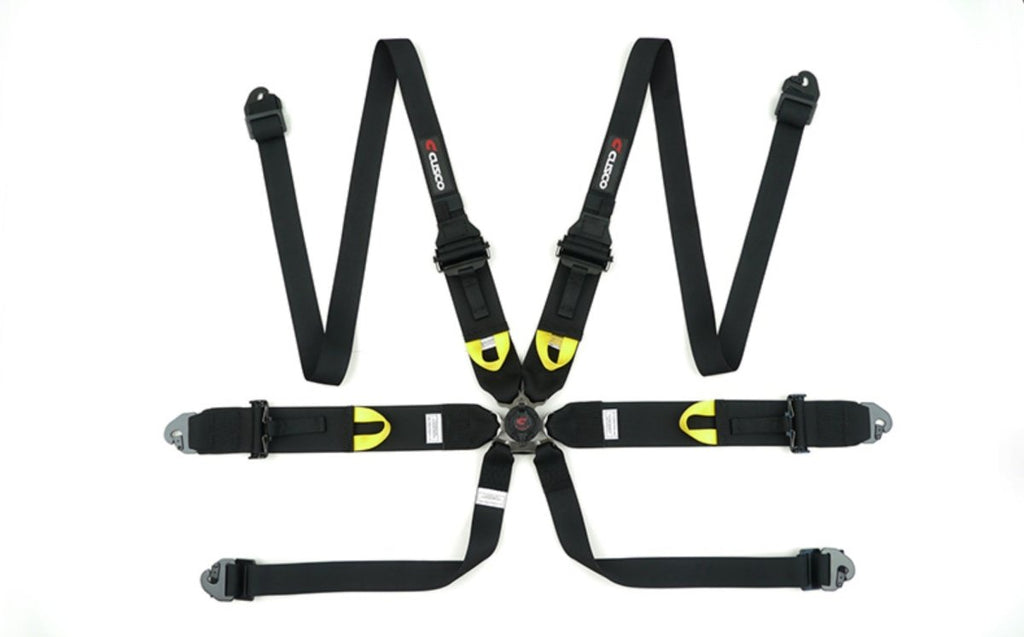 Cusco 6 Point Harness Black For Use w/ Hans Device