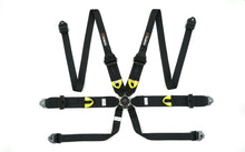 Load image into Gallery viewer, Cusco 6 Point Harness Black For Use w/ Hans Device
