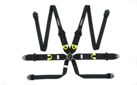 Cusco 6 Point Harness Black For Use w/ Hans Device