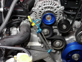 Cusco Billet Aluminum Blue Anodized Oil Level Dip Stick Stopper 2013-2024 BRZ / 2013-2016 FRS / 2017-2021 GT86 / 2022-2024 GR86