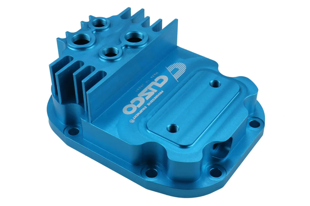 Cusco Increased Capacity Rear Differential Cover Blue R180 2004-2021 STI