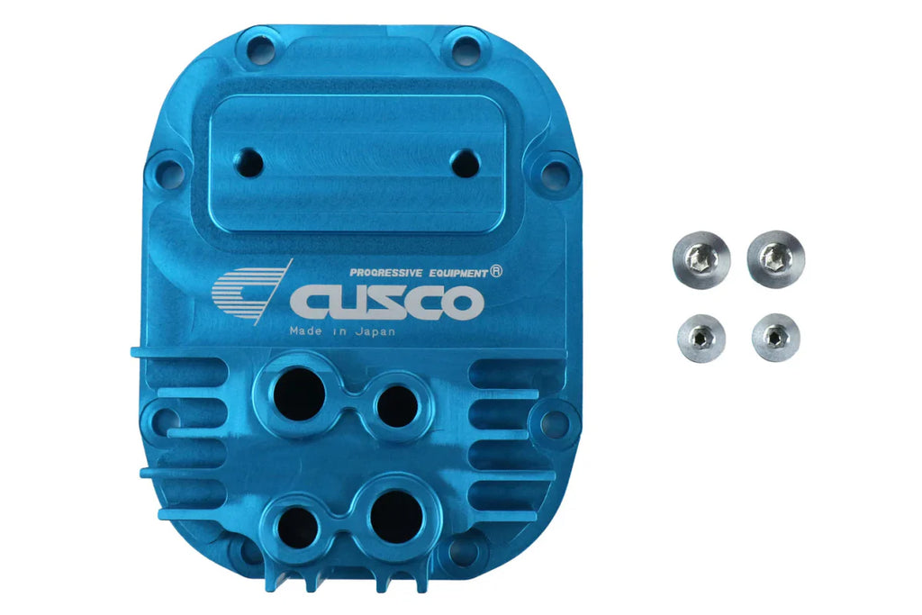 Cusco Increased Capacity Rear Differential Cover Blue R180 2004-2021 STI