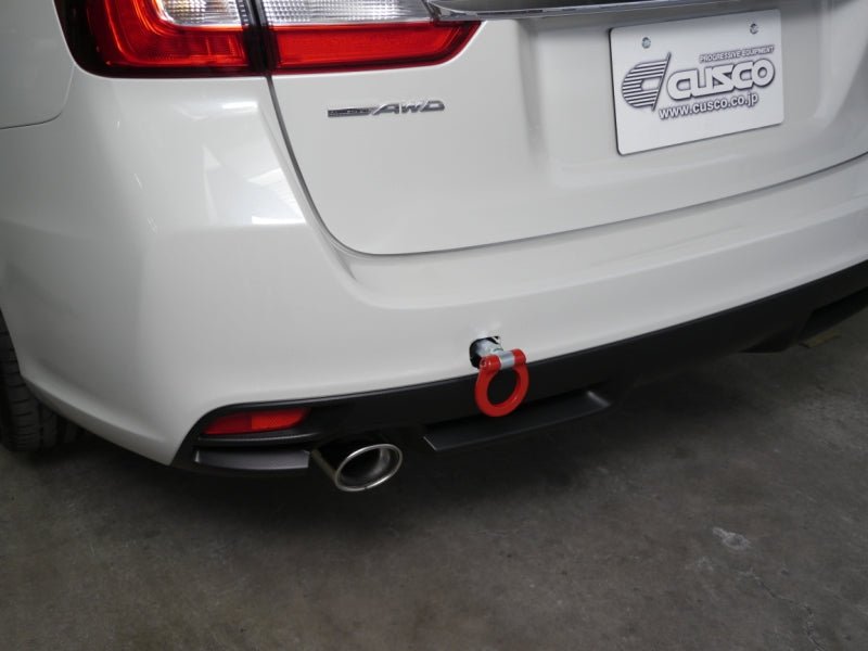 Cusco Rear Tow Hook Red 2015-2024 WRX / 2011-2021 STI Sedan / 2013-2021 BRZ