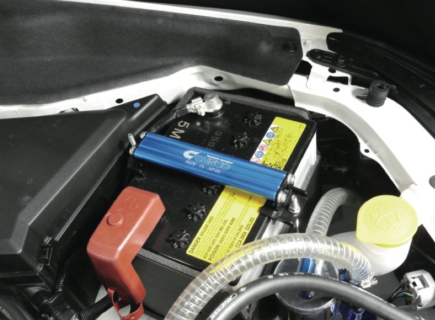 Cusco Type B Battery Tie Down Blue