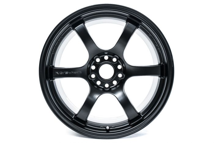 Gram Lights 57DR 17x9.0 +38 5-114.3 Semi Gloss Black Wheel
