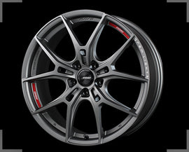 Gram Lights 57FXZ 18x9.5 +38 5x114.3 Matte Graphite & Machining Rim Edge DC Wheel