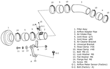 Load image into Gallery viewer, HKS A-Line Racing Suction Kit 2008-2014 STI