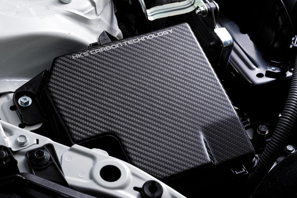 HKS Dry Carbon Fuse Box Cover Overlay 2022-2024 BRZ / 2022-2024 GR86