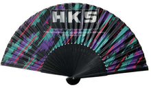 Load image into Gallery viewer, HKS Folding Fan Oil Splash Color