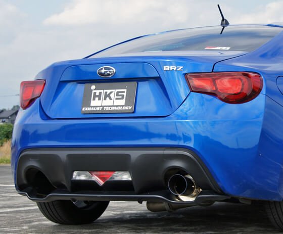 HKS Hi-Power Single Exit Racing Catback w/ Burnt tip 2013-2024 BRZ / 2013-2016 FRS / 2017-2021 GT86 / 2022-2024 GR86
