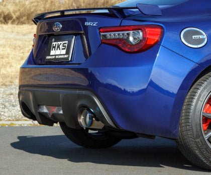 HKS Hi-Power Single Exit Version 2 Racing Catback w/ Burnt tip 2013-2024 BRZ / 2013-2016 FRS / 2017-2021 GT86 / 2022-2024 GR86