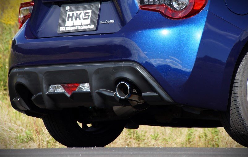 HKS Hi-Power SPEC-L II Catback Cup Series Single Exit Exhaust w/ Titanium Tip 2013-2021 BRZ / 2013-2016 FRS / 2017-2021 GT86